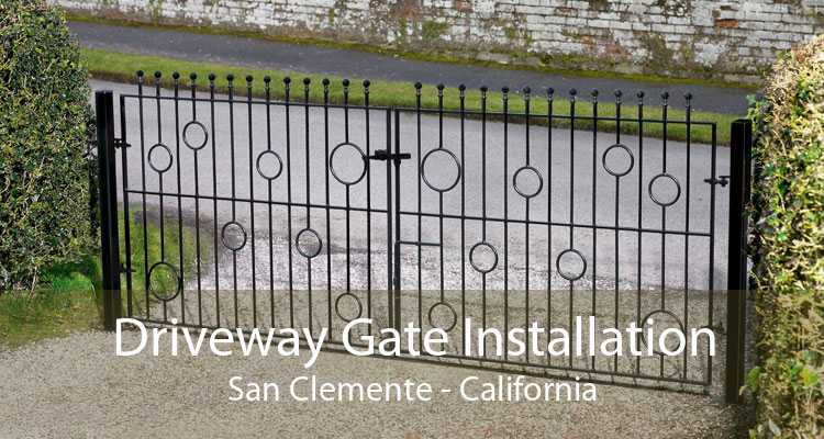 Driveway Gate Installation San Clemente - California